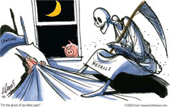  	 Cartoon by Henry Payne