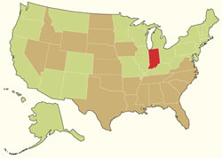 Map: United States of America