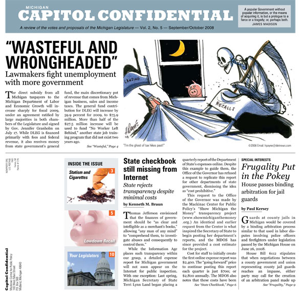Images from 
MICHIGAN CAPITOL CONFIDENTIAL