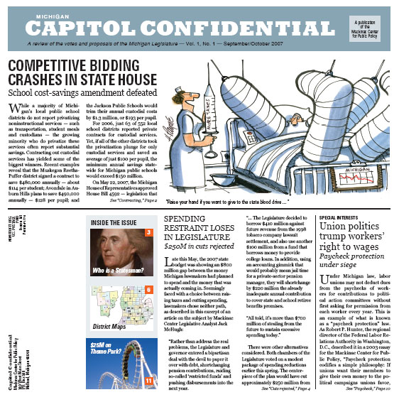 Images from 
MICHIGAN CAPITOL CONFIDENTIAL