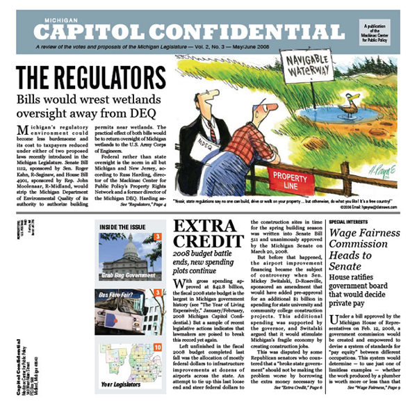 Images from 
MICHIGAN CAPITOL CONFIDENTIAL