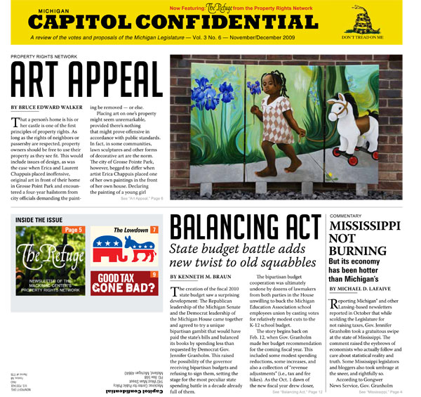 Images from 
MICHIGAN CAPITOL CONFIDENTIAL