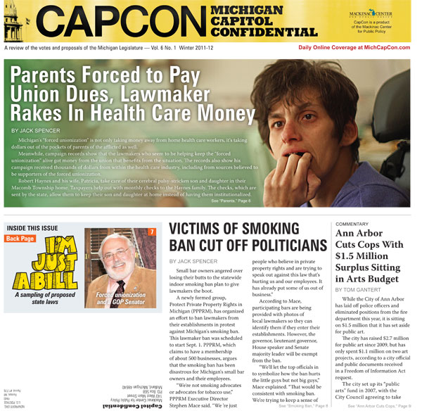 Images from 
MICHIGAN CAPITOL CONFIDENTIAL